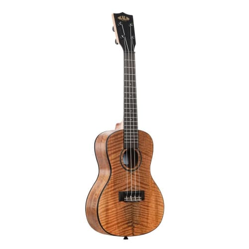 KALA Curly Mango Series Concert Ukulele with Curly Mango Body (KA-CM-C_W/BAG) - Includes Gig Bag