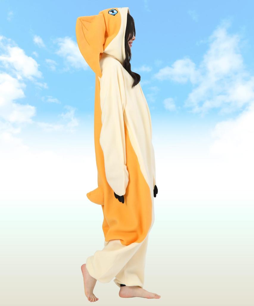 Character Fleece Kigurumi Digital Monster Patamon [SAZAC]