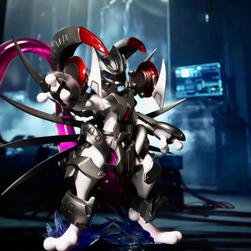 14cm Anime Dragon Nest Armored Mewtwo Gk Action Figures Desktop Ornament Collectible Model Statue Exquisite Toys Gifts