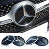 Автомобильная наклейка Benz 2026 Новая Для Benz 3D ABS логотип Звезда логотипа решетки радиатора значок зеркало низ для Mercedes-Benz для Mercedes-Ben