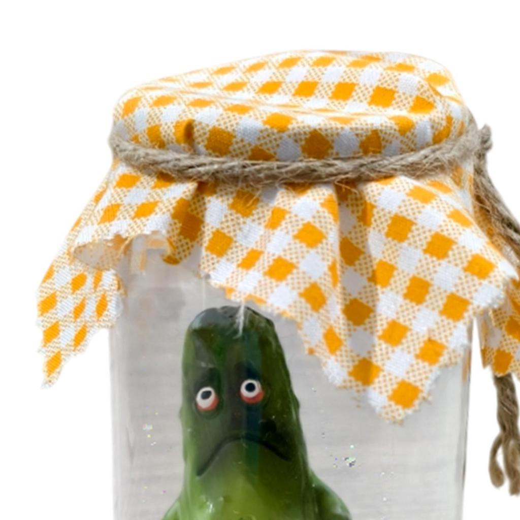 Статуэтка «Соленья в банке» Художественное произведение Смола Фигурка для гостиной Шкаф В помещении