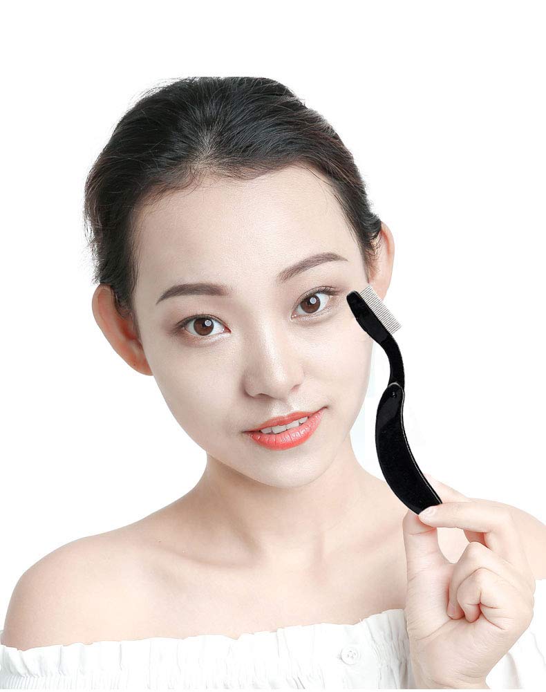 Yesmart Нержавеющая сталь Складная Расческа для ресниц Тушь для ресниц Бровь Ресницы Бровь Бровь Yes107 2 шт., Расческа, Расческа, Расческа, Навинчивающаяся кисточка, Кисточка, Кисточка,