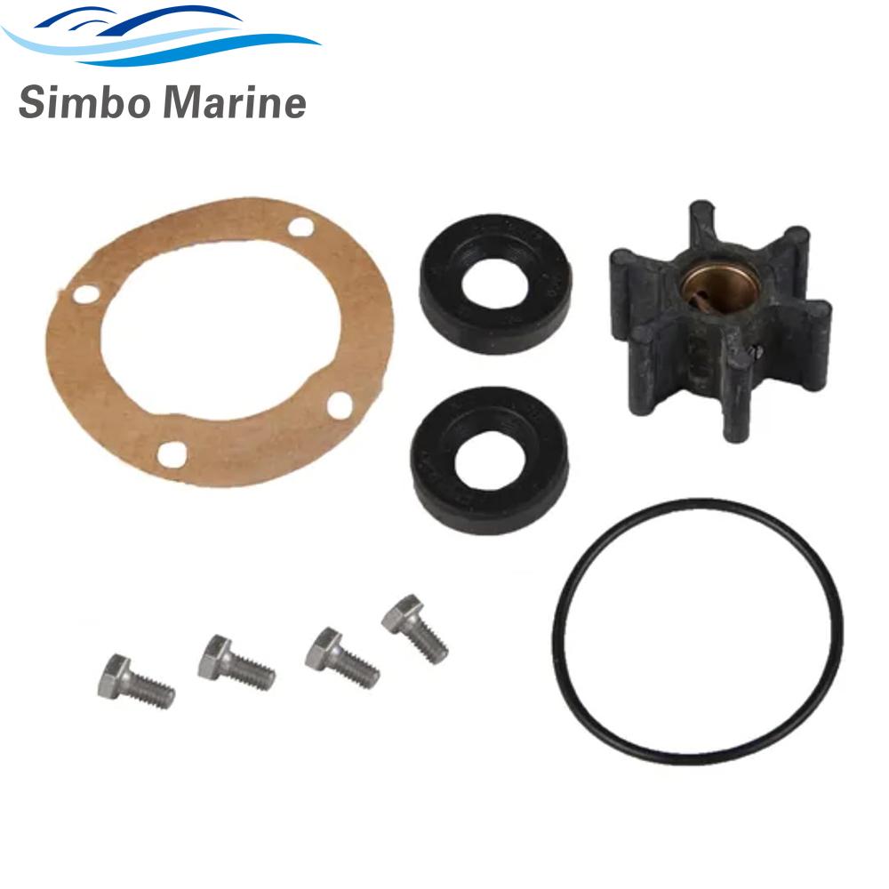 Water Pump Flexible Impeller Kit for Johnson 09-45589 09-808B Cummins Onan 132-0311 Westbeke 32620 032620 40455 Sierra 23-3305