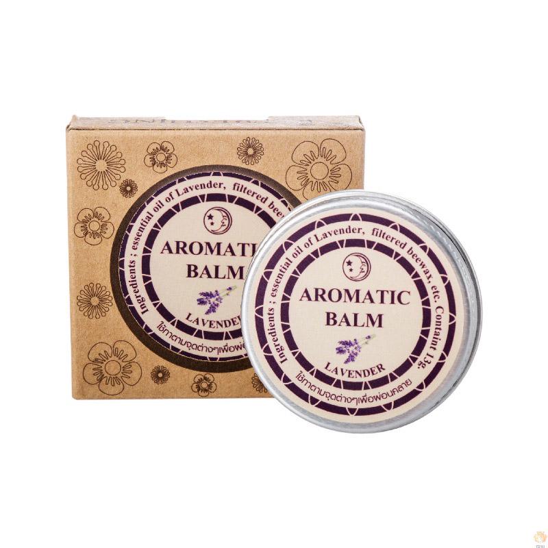 Lavender Aromatic Balm Help Sleep Soothing Cream Essential Oil Insomnia Care Lavender Hydration Soothing for Insomnia Care 11g