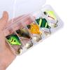 5pcs Vibration Bait Fishing Lures Kit with Box Fishing Lures Hooks  Sea Equipment
