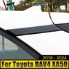 For Toyota RAV4 XA50 Hybrid 2019 2020 2021 2022 2023 2024 ABS Car Rear Tail Window C Pillar Column Frame Cover Trim Stickers