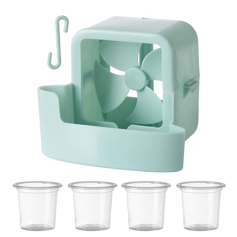 #Electric Fan Cooling Storage Box Ice Storage Box Fast Cooling Portable Household With Hanging Hook For Electric Fan Ice Holder