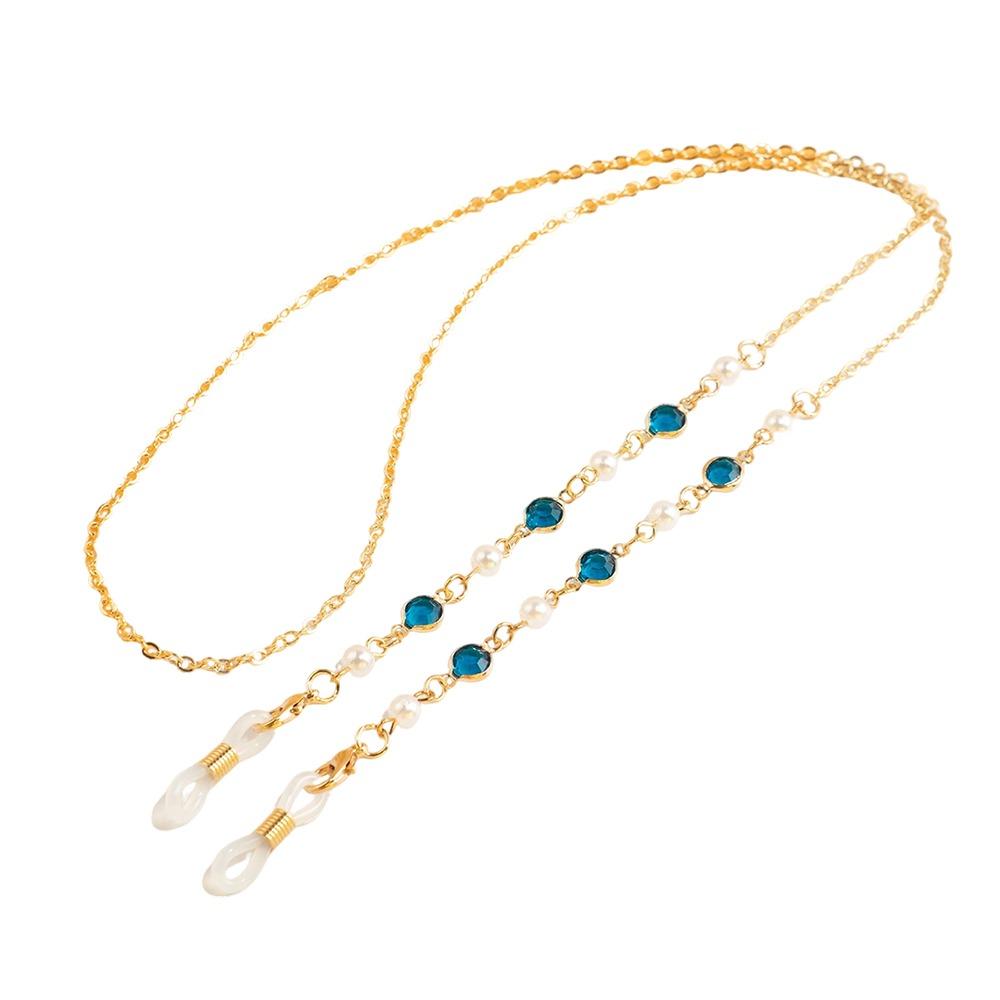 Beaded Reading Glasses Chain Pearl Eyewear Lanyard Fasion Glasses Hanging Chain  Women
