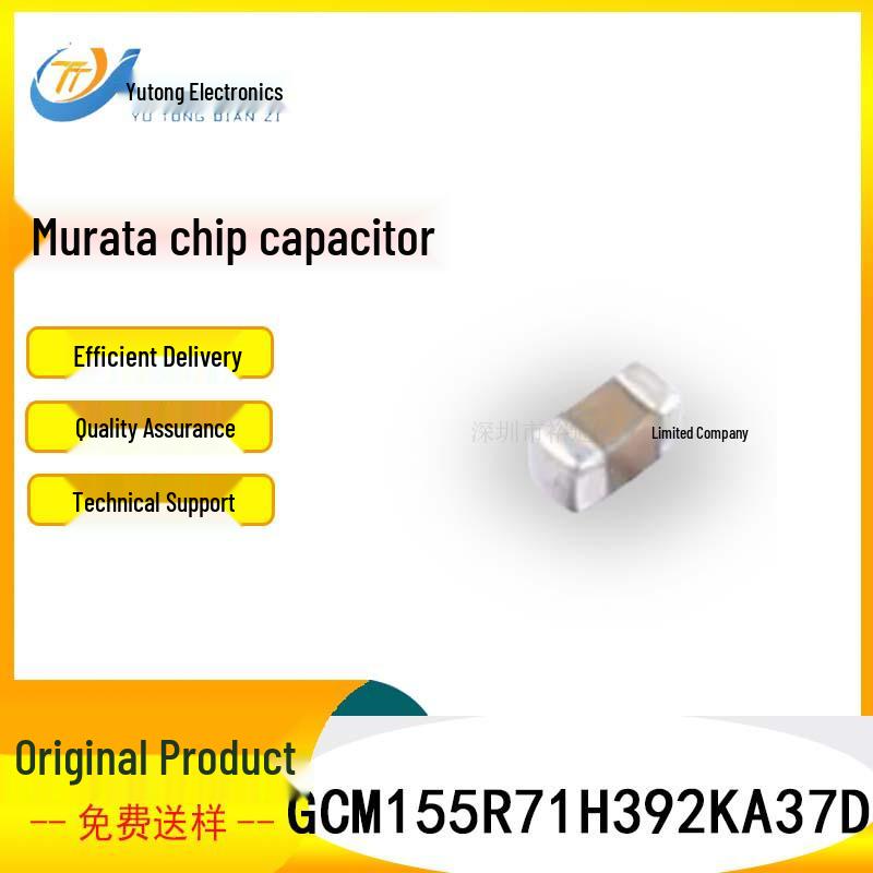 Murata 0402 Ceramic Chip Capacitor, 3.9nF, X7R, 50V, 10% Tolerance