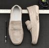 Мужские мокасины, повседневная обувь без шнуровки, обувь для вождения