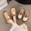 Half Mary Women's Bow Skirt 2025 New Height-increasing Slippers Bag Head Rare Single Shoes with Sweetness