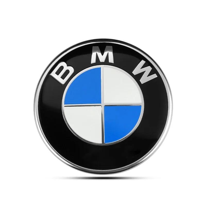 LRUUQ1 74mm 82mm Car Front Hood Emblem Logo Rear Trunk Badge for BMW E30 E38 E39 E46 E60 E61 E90 X1 X3 X4 X5 X6 E70 E83 X5 F10 F30 F32