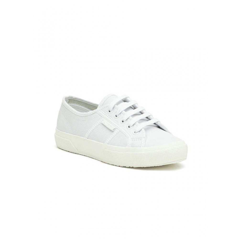 Superga 2750 Кожаная сумка Tumble White S009vh0adh