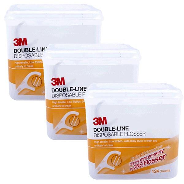 Зубная нить 3M Double Line оптом, 124 шт., 3 шт.