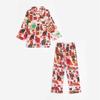 Children ins wind dog pajamas girls pure cotton loungewear spring and autumn baby cute cardigan pajamas