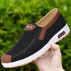 Spring and Summer Men's Fashionable Casual Shoes, Trendy Canvas Shoes, Lazy Men's Flat Shoes, Lightweight and Soft Walking Shoes