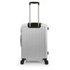 coral high Набор чемоданов из 3 предметов ABS, серебристый 16430