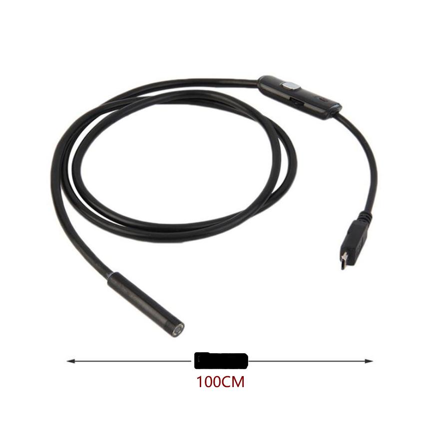 2025 Камера Эндоскоп 7.0 мм Длиной 1м Водонепроницаемый USB Порт 720P