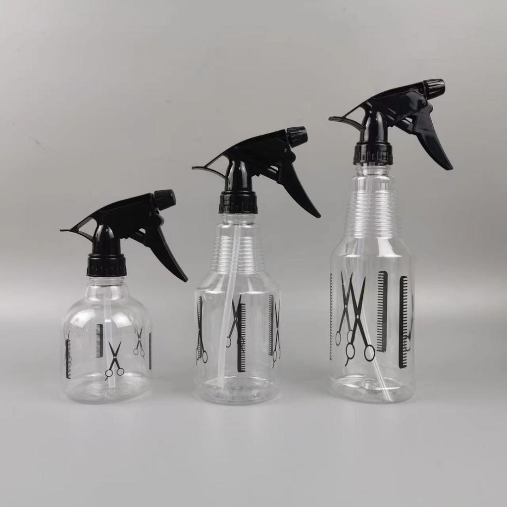 250/350/500ML Sprayer Bottle with Adjustable Nozzle for Hair Plant & Home Cleaning Styling Tools Salon Barbershop Accessories