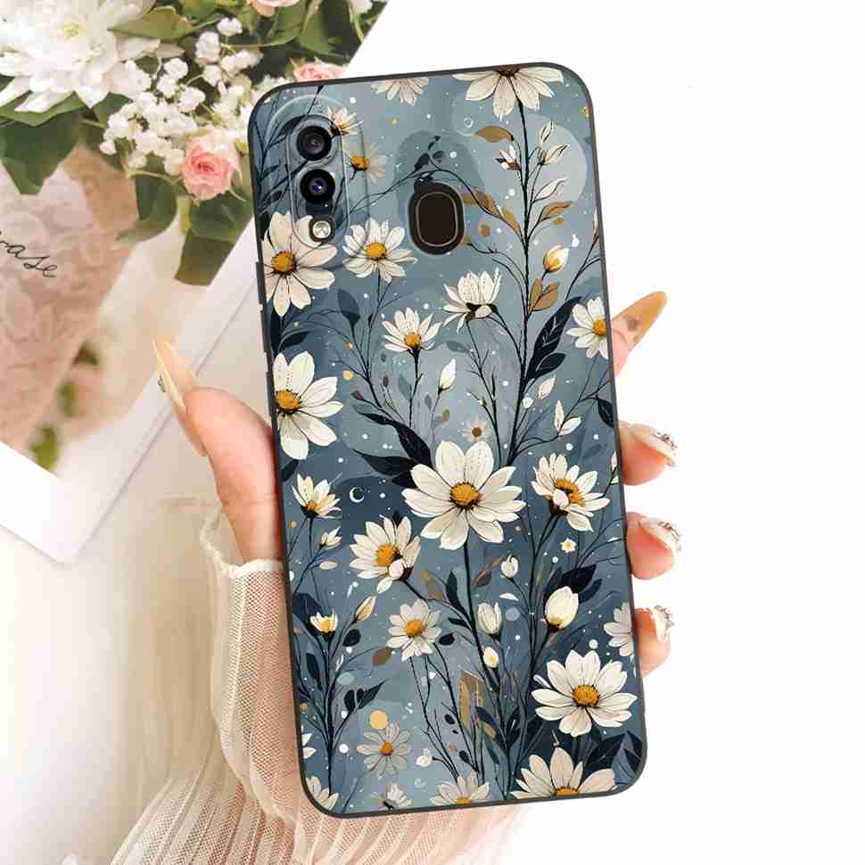 Чехол с цветочным рисунком для Samsung Galaxy A20s A20 A20e Роскошные чехлы для девочек для Samsung A20 A 20 s 20e A20s Мягкий Funda