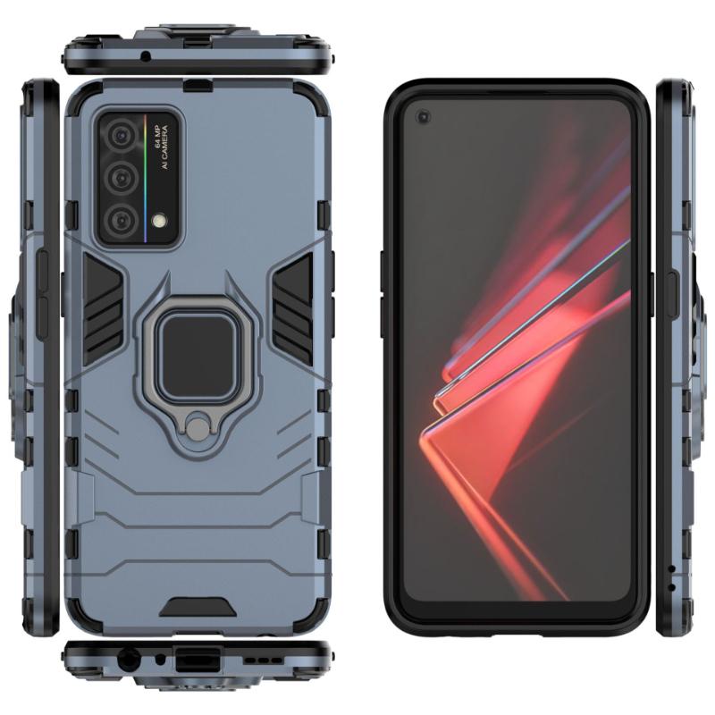 Для OPPO K9X K9S K9 Pro 5g задняя крышка телефона чехол противоударный броня против падения металлический держатель кольца магнитный защитный чехол