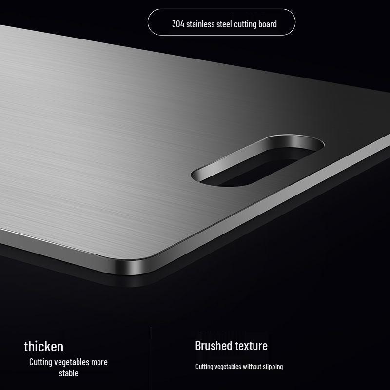 Антибактериальная разделочная доска из нержавеющей стали пищевого класса - Сверхпрочная и устойчивая к плесени, Идеальна для кухни и приготовления теста
