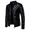 Men Leather Jacket Autumn Winter Fashion Motorcycle Style Male Business Casual Coat Western Mens Cowboy Jackets