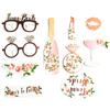 Wedding Decor Photo Booth Props Diy Mustache Lips Glasses Team Bride Groom Mr Mrs Bridal Shower Decor Hen Party Supplies