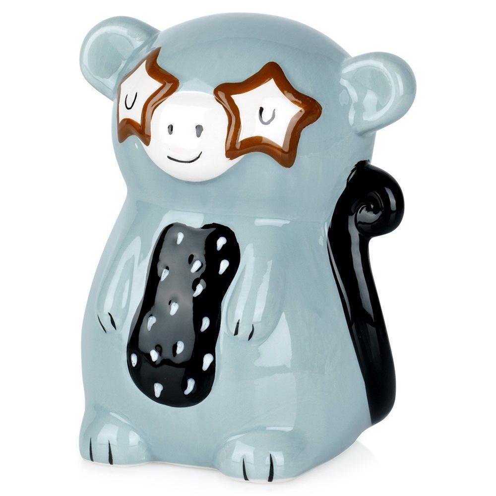 Ceramic Monkey Piggy Bank