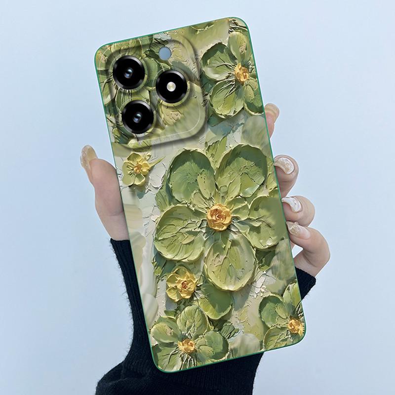 Чехол для Realme C61 C63 Милый Панда Сладкие Девочки Кошки Силиконовый Мягкий Задний Чехол для Realme Narzo N63 2024 Бампер Защитный Чехол