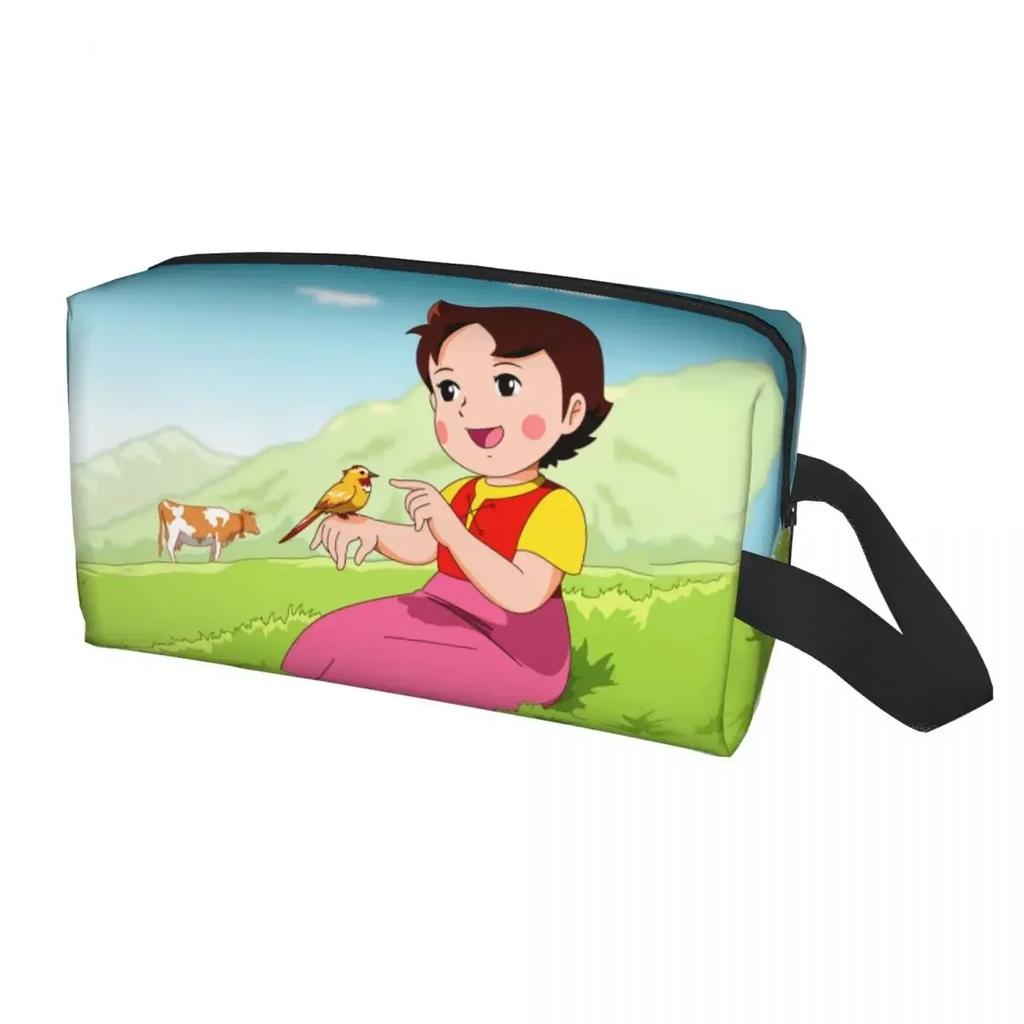 Хайди Питер И Дедушка Семейная Дорожная Косметичка Альпы Горы Аниме Макияж Туалетные Принадлежности Органайзер Женский Бьюти Хранение Дорожный Набор