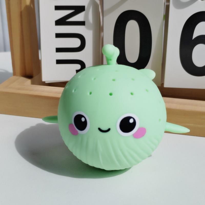 Kids Bath Toys Soft Water Absorbent Sponge Whale Squeezable Stress Relief Toy for Toddlers Bathtub Time Fun