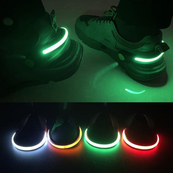 Shoe Clip Lamp Multiple Lighting Modes Super Bright Compact Size Simple Installation Night Running Shoe Safety Light