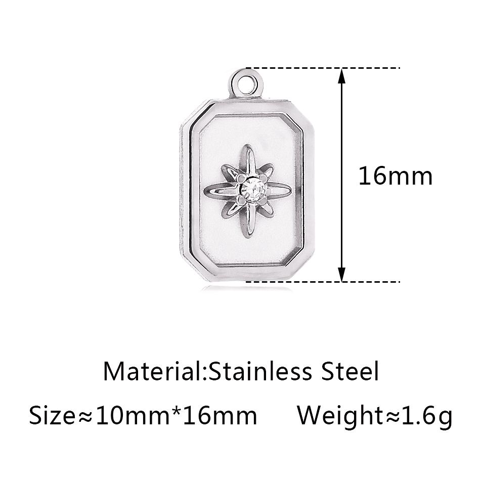 3pcs Stainless Steel Gold Color Plated Rhinestone Evil Blue Eye Charms Necklace Bracelet Earring DIY Jewelry Making Accessories