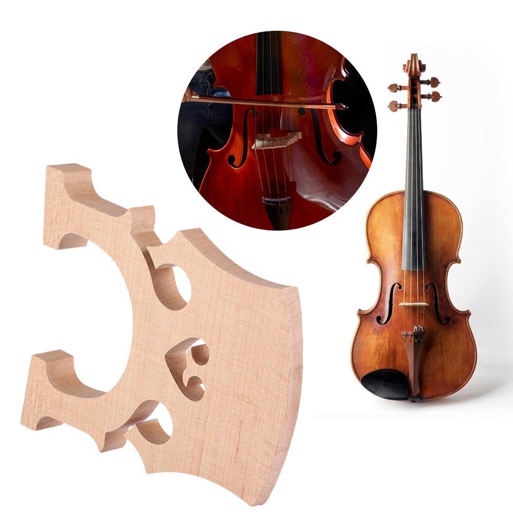 Maple Wood Cello Bridge Replacement Parts Instrument Accessory for 1 4 Cellos
