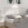 VidaXL Headboard White 146x4x100 Cm Solid Pine Wood 818671