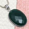 Onyx Green Pendant Set Earrings Jewelry Gemstone Handmade Ethnic