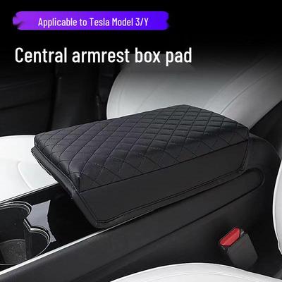 Накладка на подлокотник консоли Tesla Model 3/Y: Поднятая, утолщенная защитная коробка