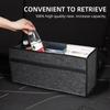 PAJL2 Car Soft Felt Storage Bag Organizer Cars Foldable Trunk Bag For Tesla model 3 model Y Car Stickers