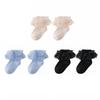 3Pairs Lace Lolita Baby Ankle Socks Sweet Toddle Princess Socks Children Cotton Socks  Autumn Spring