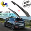 Комплект лезвия стеклоочистителя и рычага заднего стеклоочистителя для Mazda CX-3 2014--2018, лезвие рычага заднего стеклоочистителя, автомобильные аксессуары