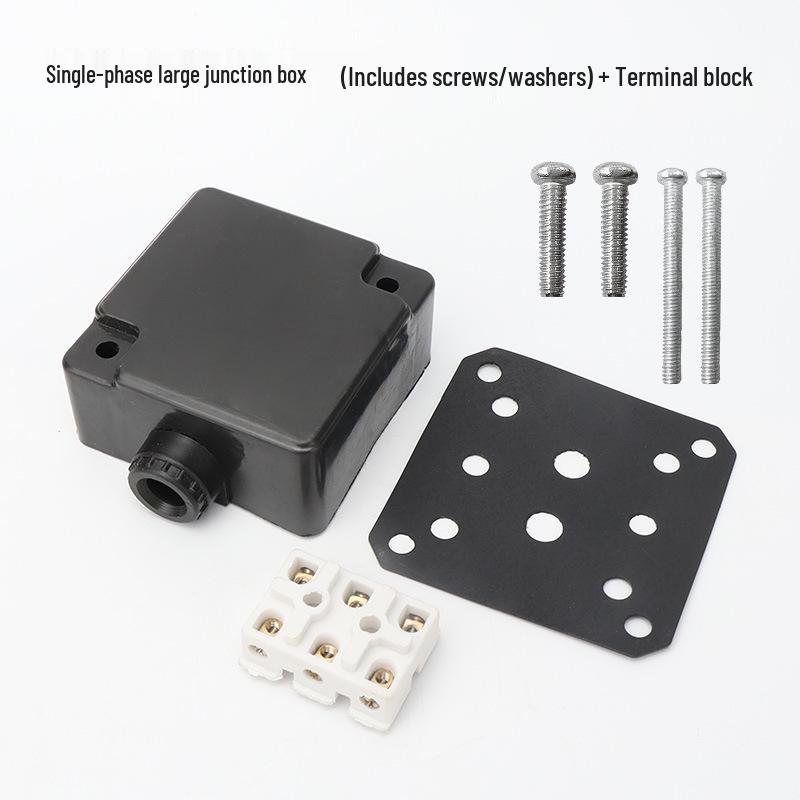 Single-Phase/Three-Phase Motor Terminal Box with Connector and Protective Housing - YL Motor Accessories