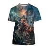 New Fashion Cartoon Anime He-Man Masters Of The Universe 3D Printing Men's T-shirt Personality Hip-hop Casual Unisex T-shirt