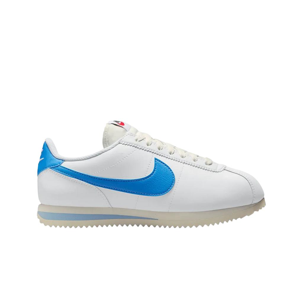 (w) Nike Cortez White University Blue