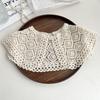 Shawl Wrap Ladies Top Collars Lace Decor Detachable Lapel Elegant Lace Fake Collar  Women