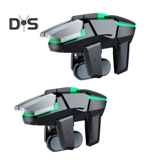 2Pcs Mobile Game Controller Trigger Universal Easy To Install High Sensitive Shoot Aim Gaming Controller Gamepad Grip Joysticks