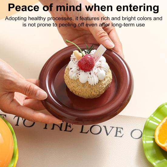 Набор из 5/7 тарелок для макания в форме гамбургера, салатных тарелок, десертных тарелок, мисок для удаления костей, тарелок для приправ, мультяшная посуда для вечеринок