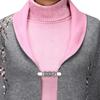 Sweater Duck Mouth Clips for Cardigans Vintage Shawl Cloak Clasp Rhinestone Cinching Clip for Women Shawl Shirt Dress