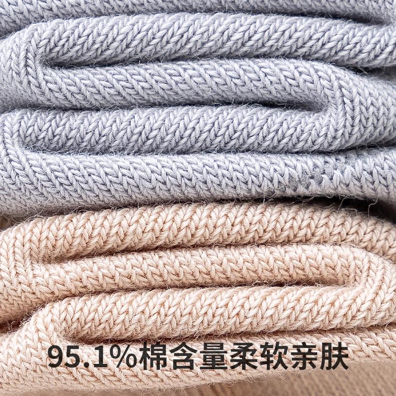 5-Pair Khmer Four Seasons Wear Solid Color Versatile 7A Antibacterial Light Sports Men's Middle Socks