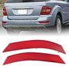 Светоотражающие полосы для Mercedes Benz ML Class W164 2009 2010 2011 Автомобильный задний бампер Отражатель Красный фонарь Предупреждающая полоса 1648200374